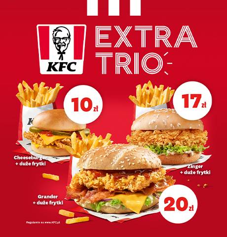 Ektra trio w KFC>