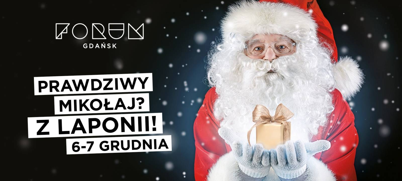 PRAWDZIWY MIKOŁAJ Z LAPONII W FORUM GDAŃSK