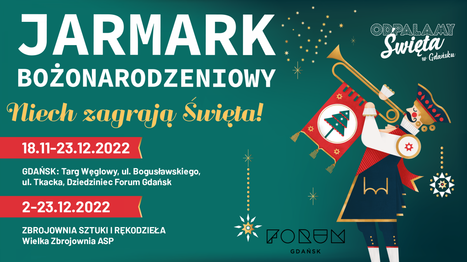 Jarmark Bożonarodzeniowy w Forum Gdańsk