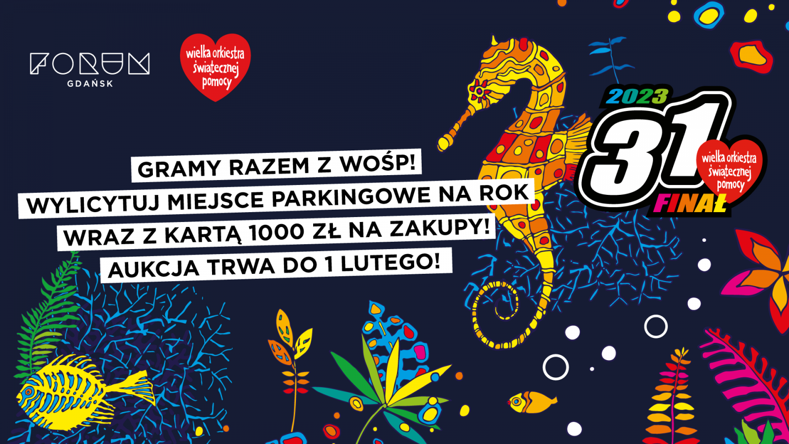 FORUM GDAŃSK GRA RAZEM Z WOŚP!