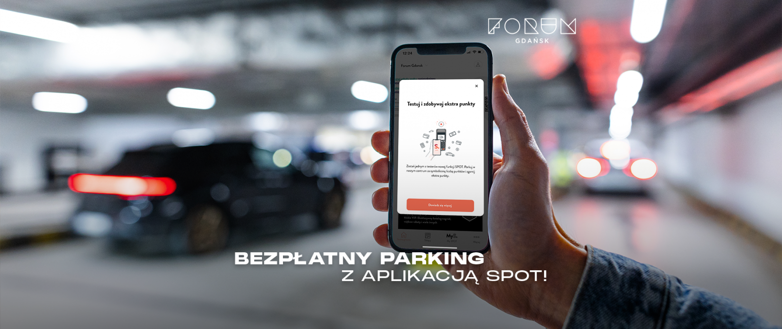 TESTUJ NOWĄ FUNKCJĘ SPOT - PŁACĄC PUNKTAMI ZEBRANYMI W APLIKACJI!