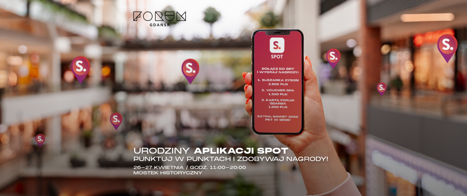 URODZINY APLIKACJI SPOT - PUNKTUJ W PUNKTACH I ZDOBYWAJ NAGRODY!