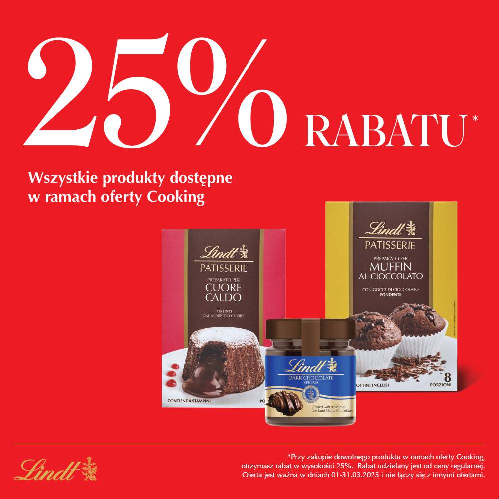 25% rabatu na ofertę cooking!>