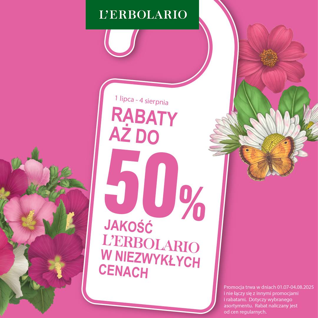 Jakość L’Erbolario w niezwykłych cenach – rabaty aż do 50%>
