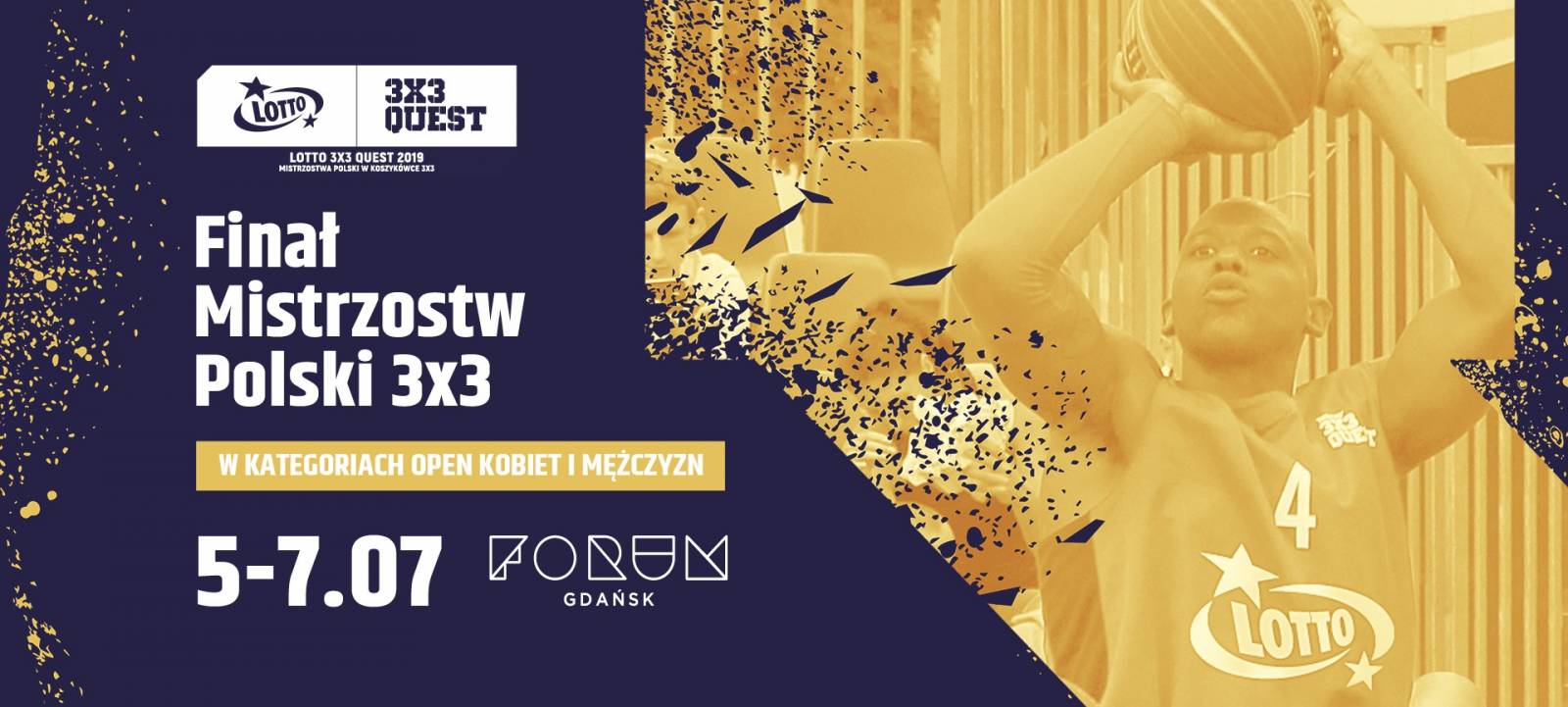 Finał Mistrzostw Polski 3x3 w Forum Gdańsk!