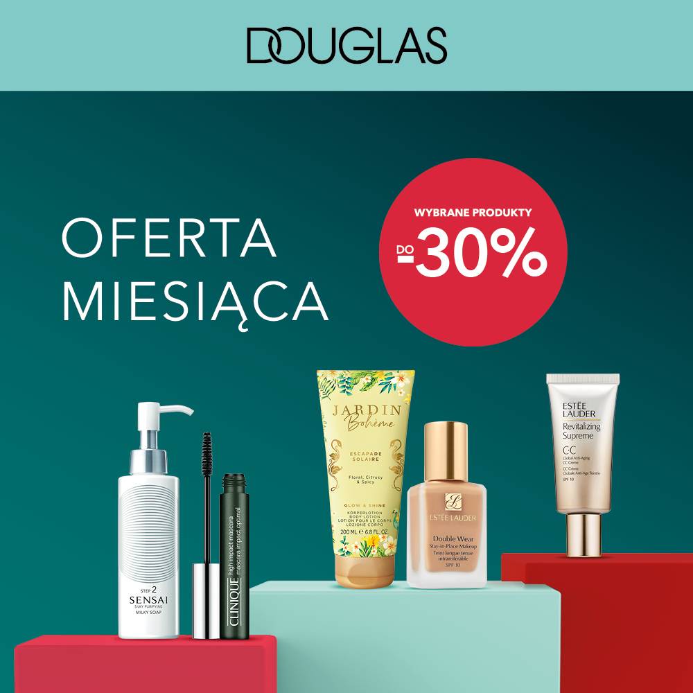 OFERTA MIESIĄCA  W PERFUMERIACH DOUGLAS!>